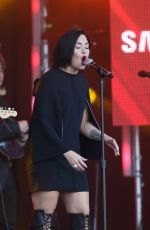 DEMI LOVATO Performs at Jimmy Kimmel Live 05/24/2016