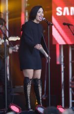 DEMI LOVATO Performs at Jimmy Kimmel Live 05/24/2016