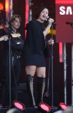 DEMI LOVATO Performs at Jimmy Kimmel Live 05/24/2016