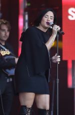 DEMI LOVATO Performs at Jimmy Kimmel Live 05/24/2016