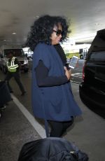 DIANA ROSS at LAX Airport in Los Angeles 05/17/2016