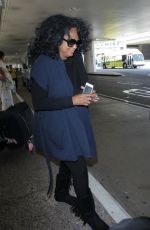 DIANA ROSS at LAX Airport in Los Angeles 05/17/2016