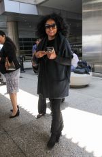 DIANA ROSS at LAX Airport in Los Angeles 05/17/2016