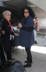 DIANA ROSS at LAX Airport in Los Angeles 05/17/2016