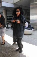 DIANA ROSS at LAX Airport in Los Angeles 05/17/2016