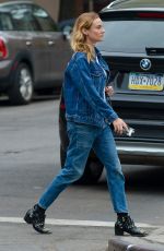 DIANE KRUGER in Jeans Out in New York 05/13/2016