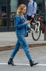 DIANE KRUGER in Jeans Out in New York 05/13/2016