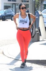 DRAYA MICHELE Leaves Kings Road Cafe 05/11/2016