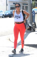 DRAYA MICHELE Leaves Kings Road Cafe 05/11/2016