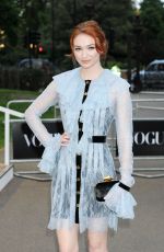 ELEANOR TOMLINSON at Vogue 100th Anniversary Gala Dinner in London 05/23/2016