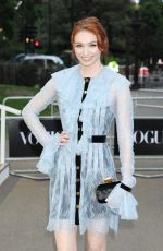 ELEANOR TOMLINSON at Vogue 100th Anniversary Gala Dinner in London 05/23/2016