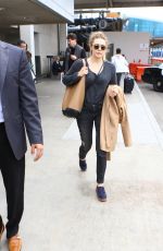 ELIZABETH OLSEN at LAX Airport in Los Angeles 05/07/2016