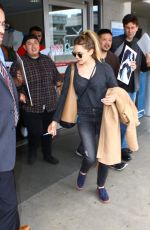 ELIZABETH OLSEN at LAX Airport in Los Angeles 05/07/2016