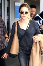 ELIZABETH OLSEN at LAX Airport in Los Angeles 05/07/2016