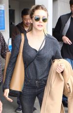 ELIZABETH OLSEN at LAX Airport in Los Angeles 05/07/2016