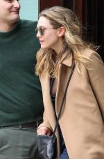ELIZABETH OLSEN Leaves Her Hotel in New York 05/06/2016