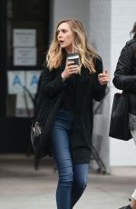 ELIZABETH OLSEN Out and About in Los Angeles 05/19/2016