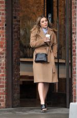 ELIZABETH OLSEN Out in New York 05/02/2016