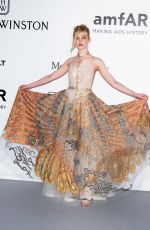 ELLE FANNING at Amfar