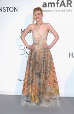 ELLE FANNING at Amfar