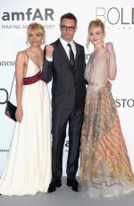 ELLE FANNING at Amfar