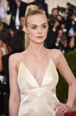 ELLE FANNING at Costume Institute Gala 2016 in New York 05/02/2016