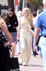 ELLE FANNING Out and About in Los Angeles 05/22/2016