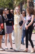 ELLE FANNING Out and About in Los Angeles 05/22/2016