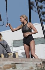 ELSA HOSK on the Set of a Photoshoot in Malibu 05/04/2016