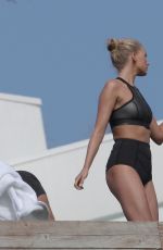 ELSA HOSK on the Set of a Photoshoot in Malibu 05/04/2016