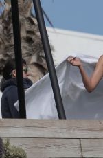 ELSA HOSK on the Set of a Photoshoot in Malibu 05/04/2016