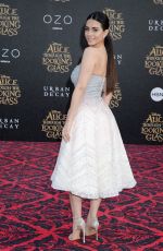 EMERAUDE TOUBIA at Alice Through the Looking Glass Premiere in Hollywood 05/23/2016