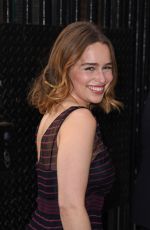 EMILIA CLARKE Arrives at Barnes & Noble in New York 05/20/2016