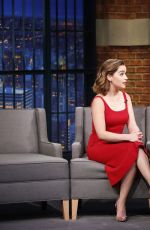 EMILIA CLARKE at Late Night with Seth Meyers in New York 05/24/2016