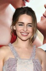 EMILIA CLARKE at Me Before You Premiere in New York 05/23/2016