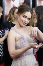 EMILIA CLARKE at Me Before You Premiere in New York 05/23/2016