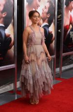EMILIA CLARKE at Me Before You Premiere in New York 05/23/2016