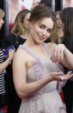 EMILIA CLARKE at Me Before You Premiere in New York 05/23/2016