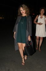 EMILY ATACK Leaves Theatre Eoyal in Nottingham 05/12/2016
