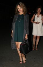 EMILY ATACK Leaves Theatre Eoyal in Nottingham 05/12/2016