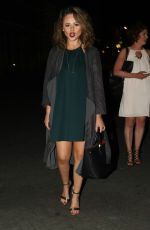 EMILY ATACK Leaves Theatre Eoyal in Nottingham 05/12/2016