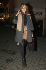 EMILY ATACK Leaves Theatre in Nottingham 05/10/2016