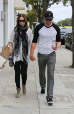EMILY BLUNT at Balayage by Nancy Braunin Salon in Beverly Hills 05/25/2016