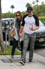 EMILY BLUNT at Balayage by Nancy Braunin Salon in Beverly Hills 05/25/2016