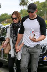 EMILY BLUNT at Balayage by Nancy Braunin Salon in Beverly Hills 05/25/2016