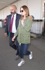 EMILY BLUNT at LAX Airport in Los Angeles 05/06/2016