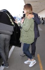 EMILY BLUNT at LAX Airport in Los Angeles 05/06/2016