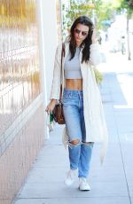 EMILY RATAJKOWSKI in Ripped Jeans Out in Santa Monica 05/26/2016
