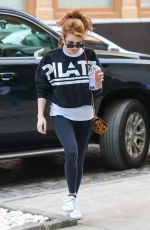 EMMA ROBERTS Arrives at a Gym in New York 04/30/2016