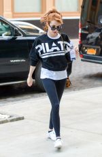 EMMA ROBERTS Arrives at a Gym in New York 04/30/2016